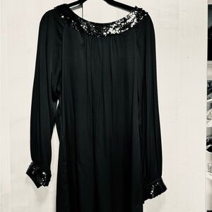 Rachel Zoe holiday dress with sequins